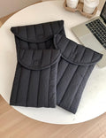 Black Puffy Laptop Bag - DippedShop Wholesale - #5651