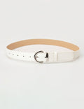Minimalist Solid Color Skinny PU Leather Belt MK2LEEP6W6JBT46