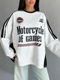 Vintage Letter Hoodie - DippedShop Wholesale - #3155