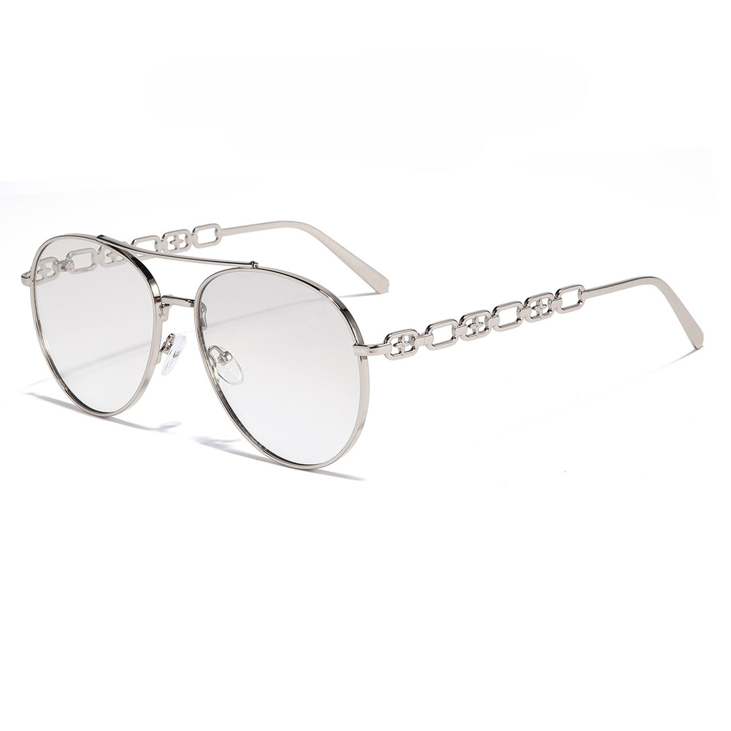 Double Bridge Aviator Sunglasses - DippedShop Wholesale - #5059