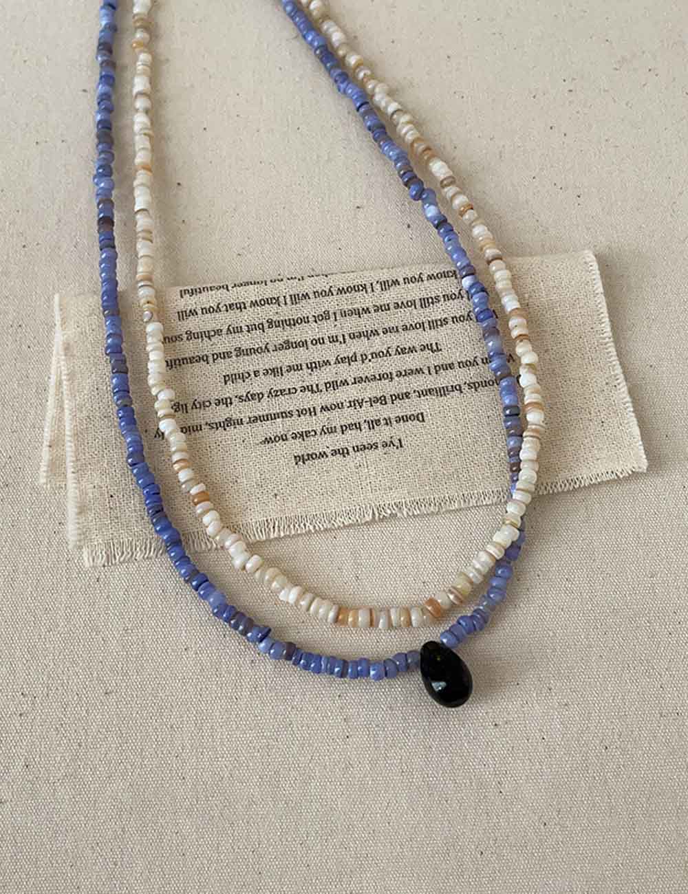 Vintage Beaded Choker Necklace - DippedShop Wholesale - #0915