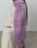 Tassel Plaid Scarf - DippedShop Wholesale - #6291