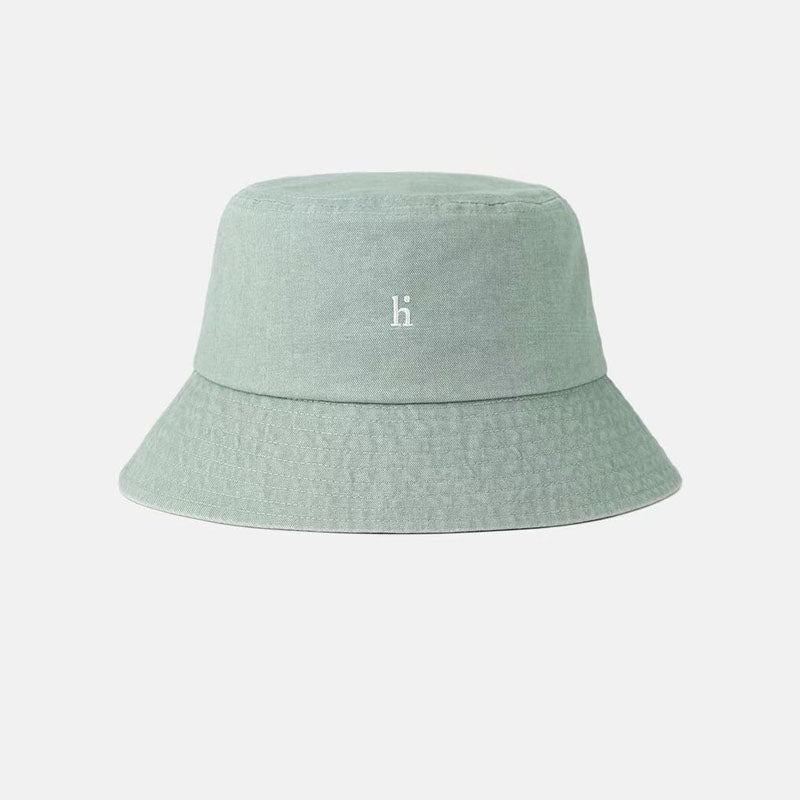 Vintage Wash Fade Letter Embroidery Bucket Hats MK2COK6W6HAT379