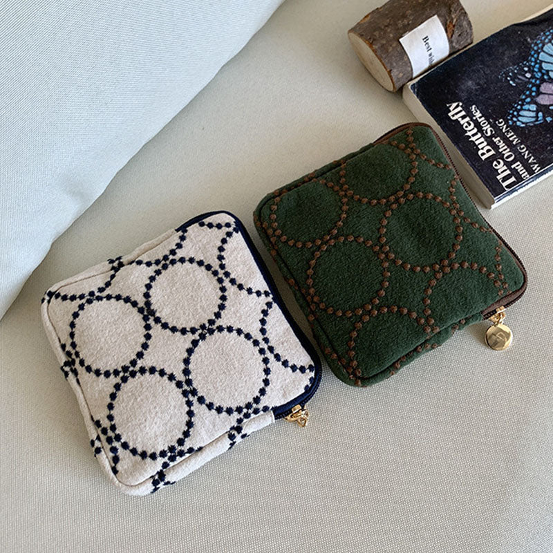 Retro Embroidery Large Capacity Make Up Bag 6S10BOB1026