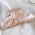 Marble Striped Hair Claw - DippedShop Wholesale - #8035