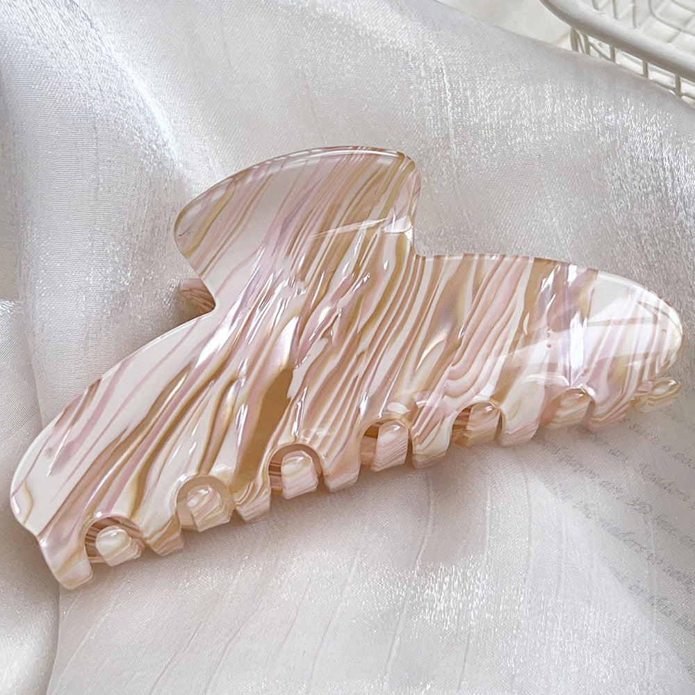 Marble Striped Hair Claw - DippedShop Wholesale - #8035