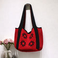 Casual Hand-Crochet Hollow Flower Tote Bag 6W10BBG1776