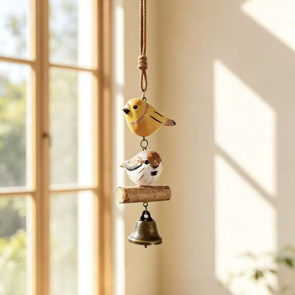 Creative Wooden Bird Hanging Wind Chime 6H7HLS220