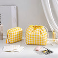 Fresh Color Block Plaid Drawstring - DippedShop Wholesale - #4499