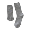 Heart Letter Embroidered Ribbed Mid Socks 6W8FSO649