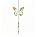 Colorful Butterfly Heart Crystal Hanging Sun Catcher 6H7HLS211