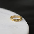 Gold Plated Stackable Ring - DippedShop Wholesale - #9715