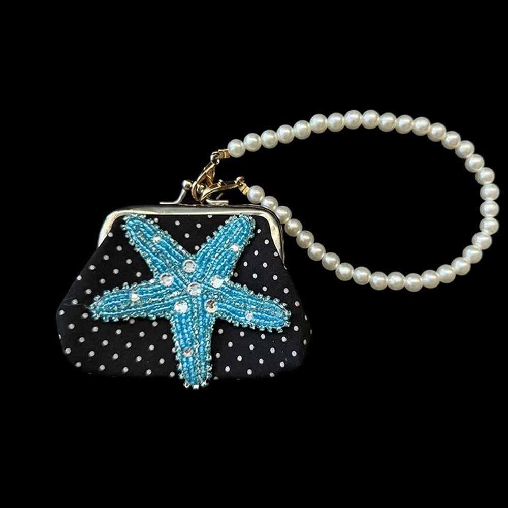 Beaded Starfish Coin Purse - DippedShop Wholesale - #5859