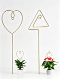 Minimalist Gold Metal Plant Trellis 6H7HLS226