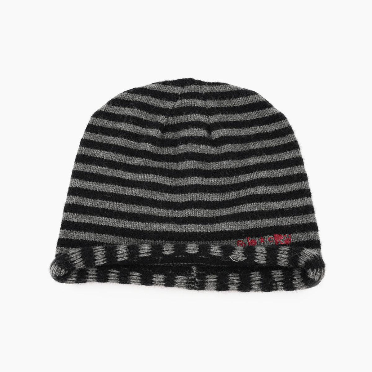 Trendy Striped Color Contrast Knit Beanie 6W6HAT647