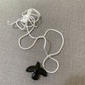 Ceramic Dove Pendant Necklace - DippedShop Wholesale - #2451