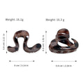 Geometric Hair Claw - DippedShop Wholesale - #2467