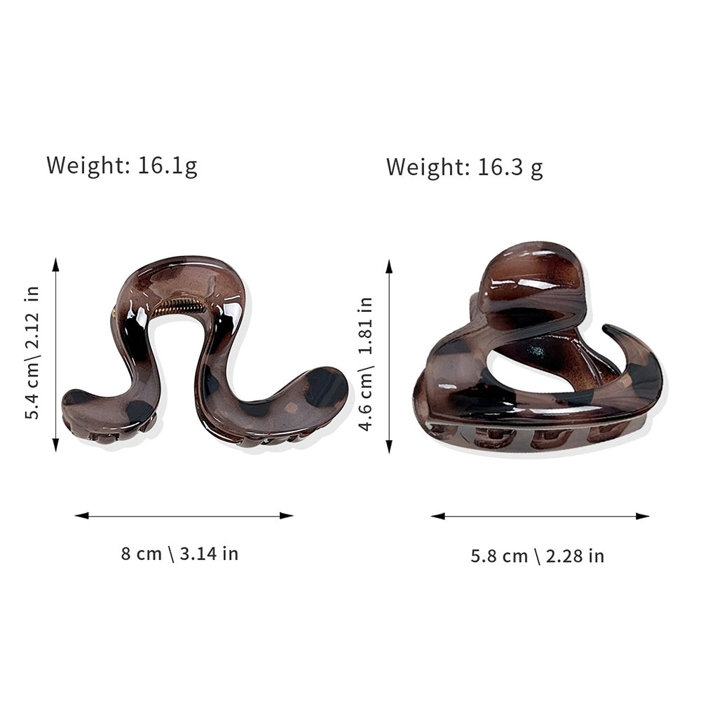 Geometric Hair Claw - DippedShop Wholesale - #2467