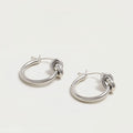 Knotted Hoop Earrings - DippedShop Wholesale - #5827