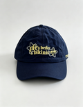 Trendy Color Block Letters Embroidered Peaked Cap MK2COW6W6HAT201