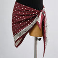 Retro Floral Print Versatile Soft Triangle Scarf 6W6NSC209