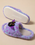 Spooky Halloween Cartoon Plush Slippers 6W8FSP223