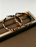 Trendy Leopard Print Circle Statement Hoop Earrongs 6W6JER758