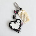 Heart Mirror Bag Charm - DippedShop Wholesale - #5795
