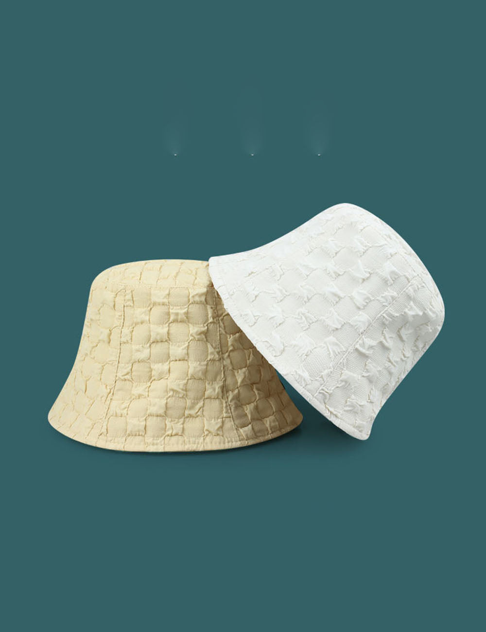 Seersucker Plaid Bucket Hat - DippedShop Wholesale - #1283