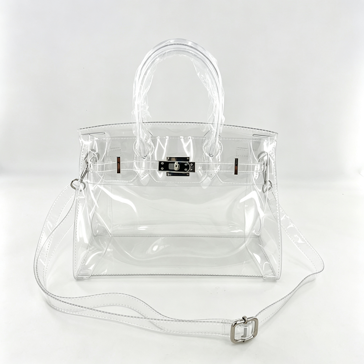 Jelly Clear Tote Stadium Approved Shoulder Bag 6W10BBG2123