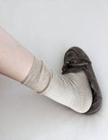Thin Slouchy Crew Socks - DippedShop Wholesale - #5347