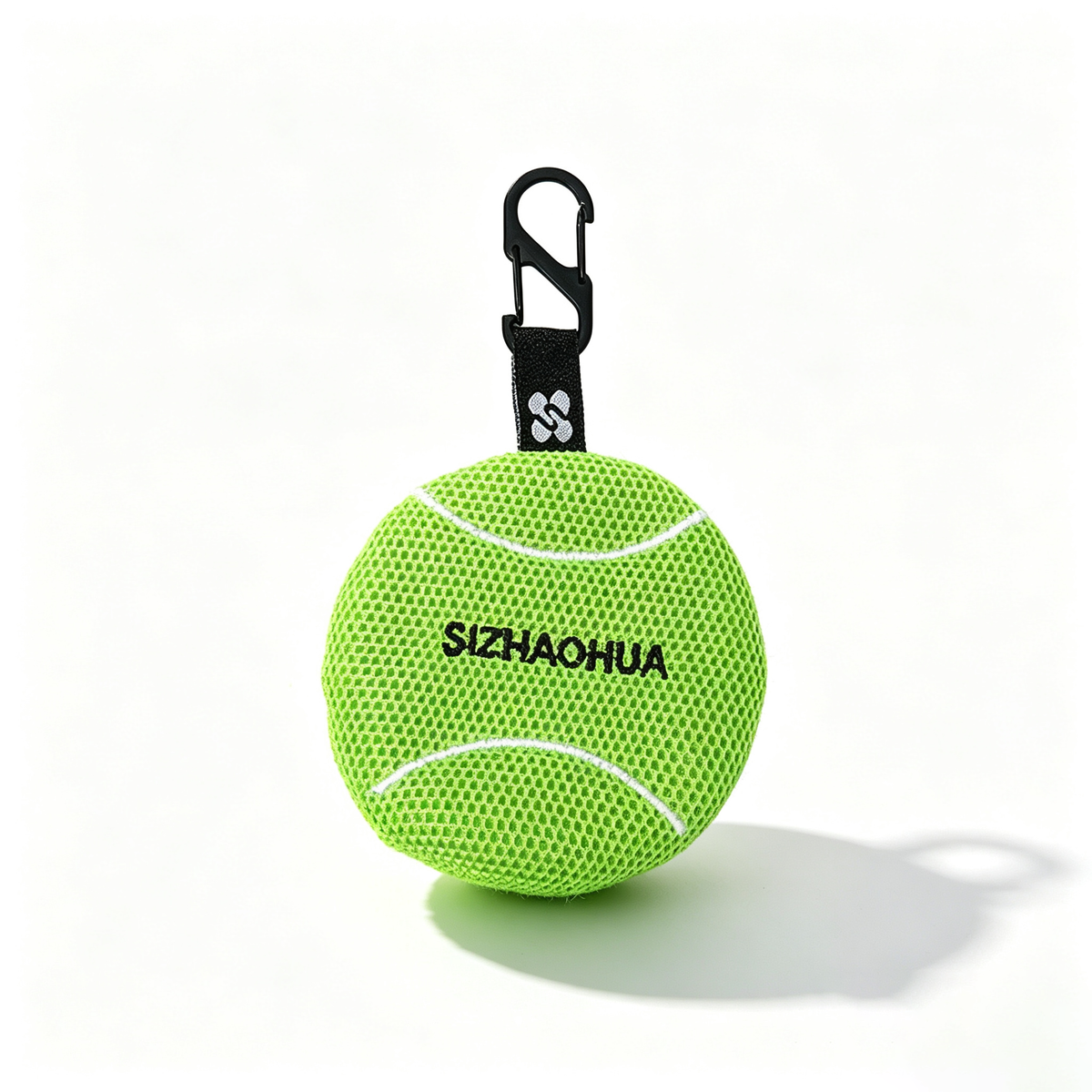 Funny Tennis Ball Mini Pouch Bag Charm 6W10BBC748