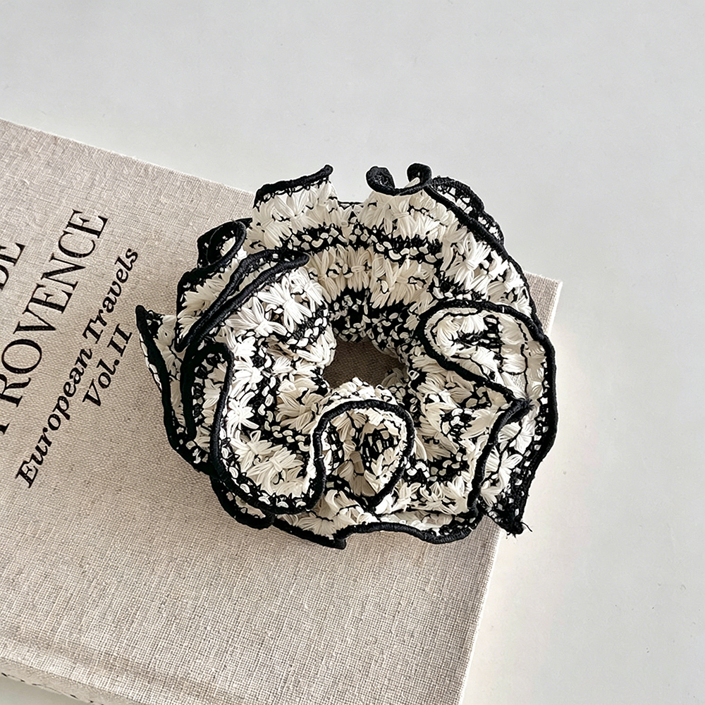 Vintage Crochet Hollow-out Waist-shaped  Scrunchies MK2BW6W6HSR45