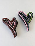 Heart Hair Claw - DippedShop Wholesale - #4371