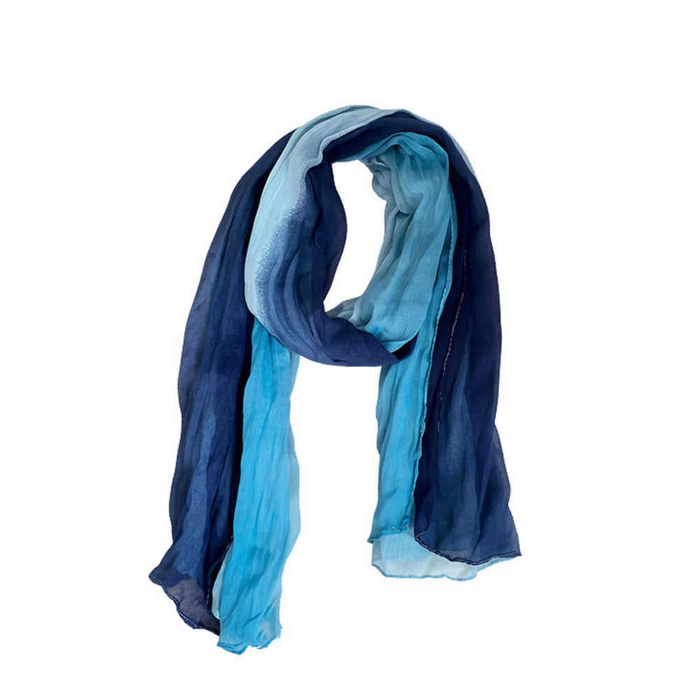 Simple Color Block Soft Versatile Long Scarf 6W6NSC227