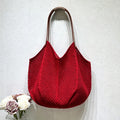 Fashion Solid Color Hand-Woven Beach Handbag 6W10BBG1781