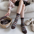 Ruffled Slouchy Crew Socks - DippedShop Wholesale - #9859