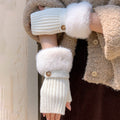 Knit Fingerless Gloves - DippedShop Wholesale - #2787