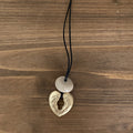 Heart Pendant Leather Necklace - DippedShop Wholesale - #0739