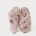Fluffy Bowknot Indoor Slippers - DippedShop Wholesale - #7491