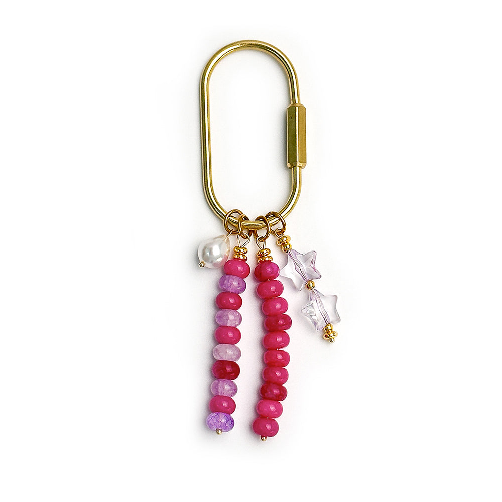 Beaded Star Bag Charm - DippedShop Wholesale - #4979