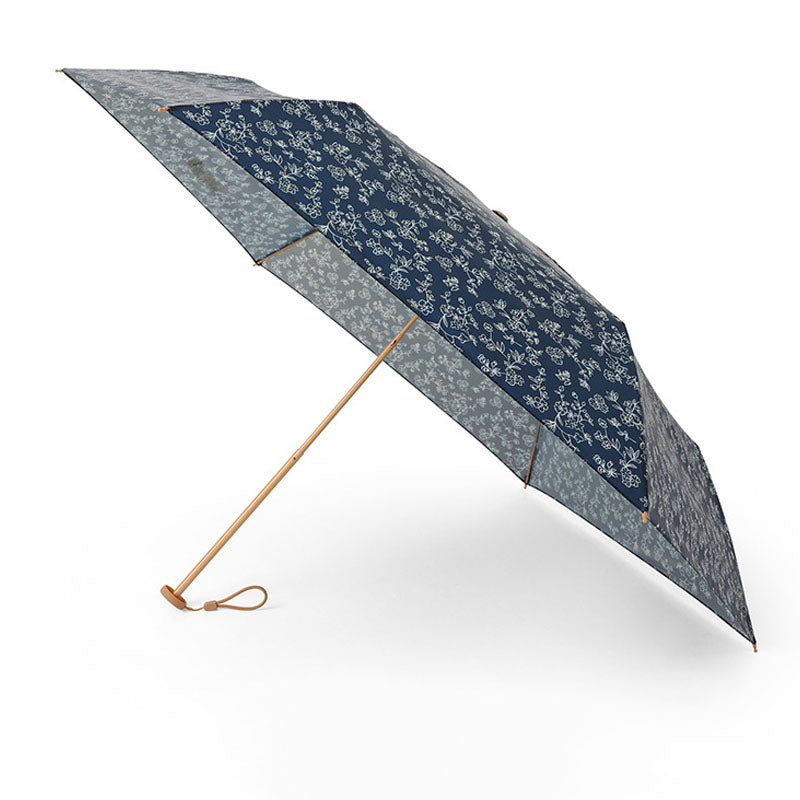 Fresh Floral Print Portable Compact Umbrella MK2MBFN6Z11UL12