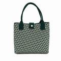 Vintgae Plaid Large Capacity Knit Tote Bag 6W10BBG1813