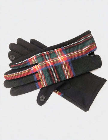 Color Contrast Plaid Touch Screen - DippedShop Wholesale - #2163