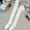 Simple Solid Color Over Knee High Socks 6W8FSO1008