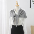 Fashion Hollow Out Knit Triangle Shawl Wrap 6W6NSC47