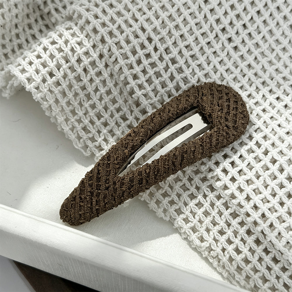 Simple Ruched Fabric No Crease Hair Clip 6W6HCP1620