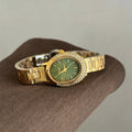 Rhinestone Oval Quartz Watch - DippedShop Wholesale - #1491