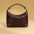 Minimalist Solid Color Woven Mini Handbag 6W10BBG2420