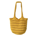 Cute Layered Ruffle Knitted Beach Tote Bag 6W10BBG1786